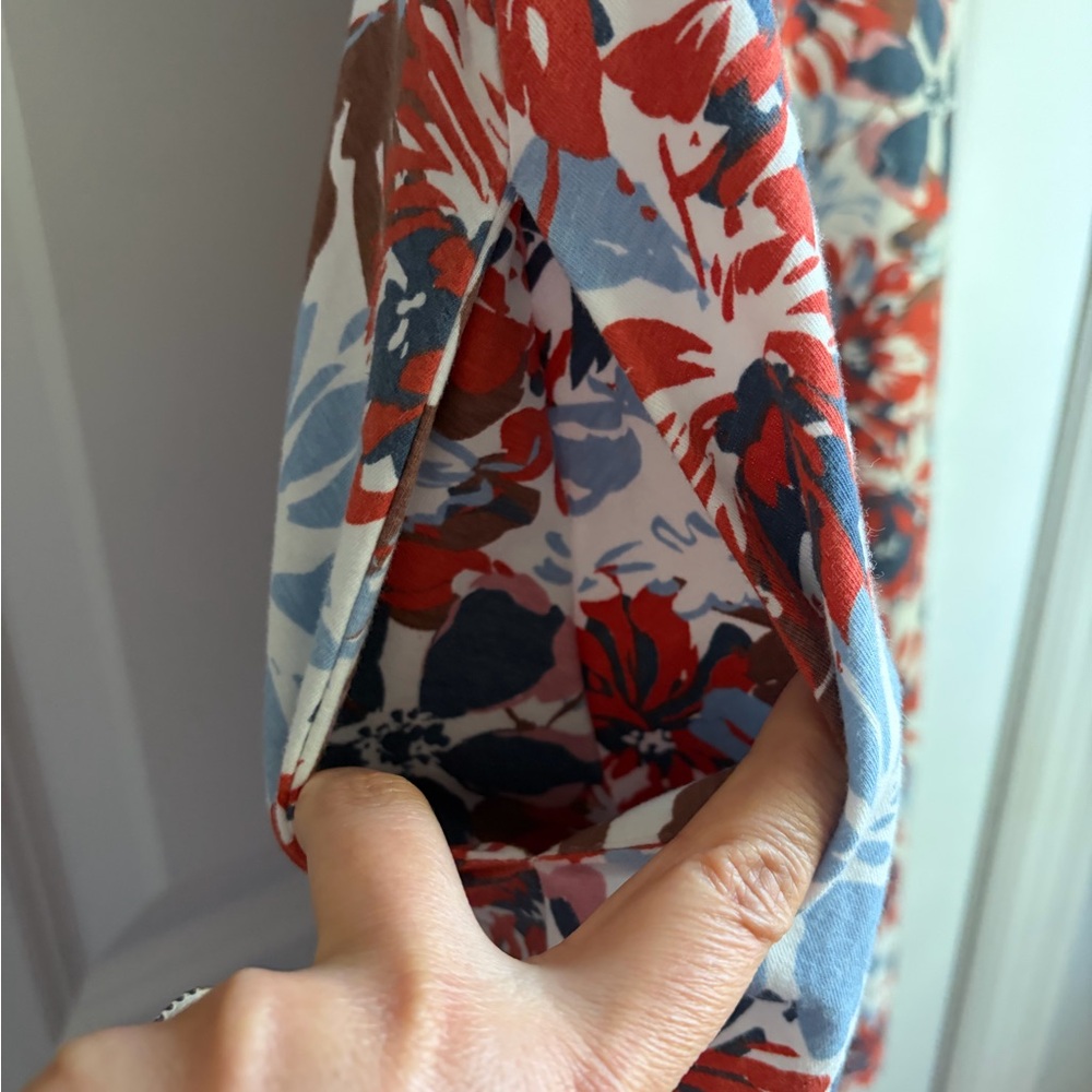Pact Stripe and Floral Fit and Flare Mini Dress with Built in Bra - Picture 6 of 7